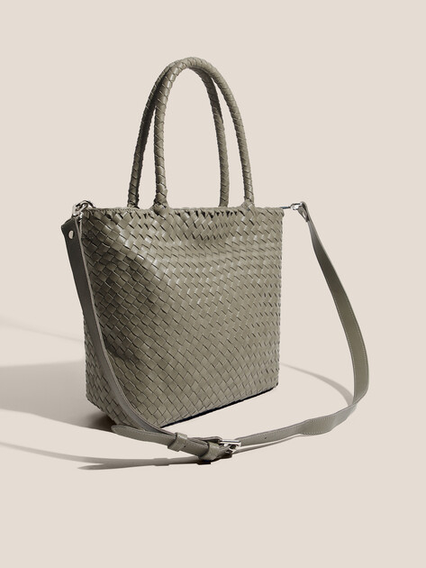 Женский тоут TENDANCE, Артикул MRH24-120, серовато-зеленый | 4352660. Ракурс 3