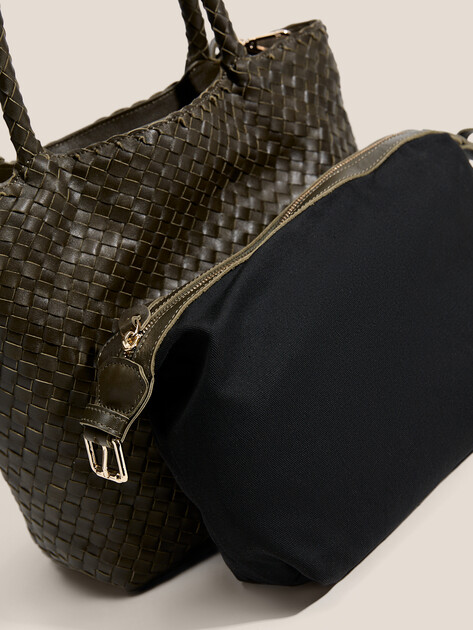 Женский тоут TENDANCE, Артикул MRH24-120, хаки | 4352668. Ракурс 2