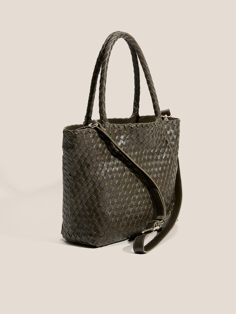 Женский тоут TENDANCE, Артикул MRH24-120, хаки | 4352668. Ракурс 3