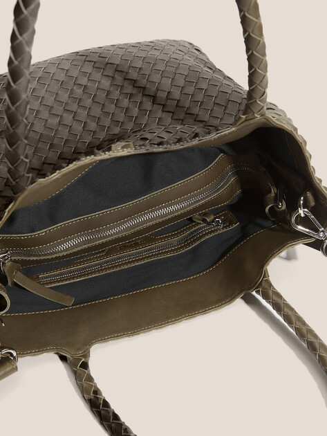 Женский тоут TENDANCE, Артикул MRH24-120, темный хаки | 4352672. Ракурс 4