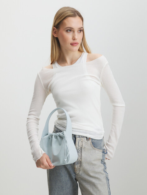 Женская сумка MAISON DAVID, Артикул LOLA, бледно-голубой | 4354480. Ракурс 2 Женская сумка MAISON DAVID, Артикул LOLA, бледно-голубой | 4354480. Ракурс 2