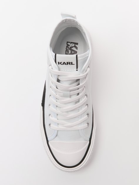 Женские высокие кеды KARL LAGERFELD, Артикул KL60644T(K), белый | 4354716. Ракурс 5 Женские высокие кеды KARL LAGERFELD, Артикул KL60644T(K), белый | 4354716. Ракурс 5