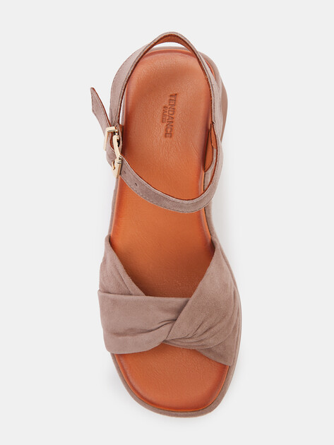 Босоножки TENDANCE, Артикул 02-21210-100, серо-коричневый | 4355639. Ракурс 5 Босоножки TENDANCE, Артикул 02-21210-100, серо-коричневый | 4355639. Ракурс 5