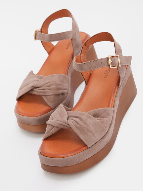 Босоножки TENDANCE, Артикул 02-21210-100, серо-коричневый | 4355639. Ракурс 6 Босоножки TENDANCE, Артикул 02-21210-100, серо-коричневый | 4355639. Ракурс 6