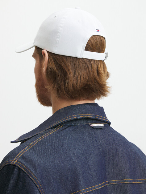 Мужская бейсболка TOMMY HILFIGER TH MONOTYPE SOFT 6 PANEL BASEBALL CAP, Артикул AM0AM12537, белый | 4356584. Ракурс 2 Мужская бейсболка TOMMY HILFIGER TH MONOTYPE SOFT 6 PANEL BASEBALL CAP, Артикул AM0AM12537, белый | 4356584. Ракурс 2