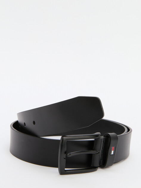 Мужской ремень TOMMY HILFIGER DENTON MATTE 3.5, Артикул AM0AM08362, черный | 4356795. Ракурс 2