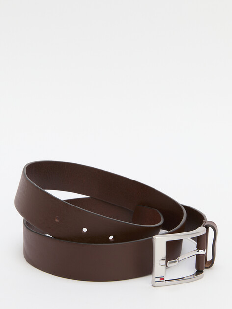 Мужской ремень TOMMY HILFIGER NEW ALY BELT, Артикул AM0AM08363, темно-коричневый | 4356805. Ракурс 2