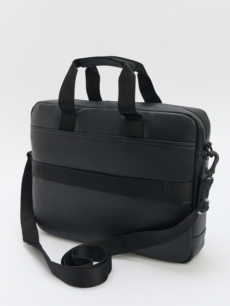 Мужская сумка для ноутбука TOMMY HILFIGER TH FOUNDATION COMPUTER BAG, Артикул AM0AM12465, черный | 4357126. Ракурс 4 Мужская сумка для ноутбука TOMMY HILFIGER TH FOUNDATION COMPUTER BAG, Артикул AM0AM12465, черный | 4357126. Ракурс 4