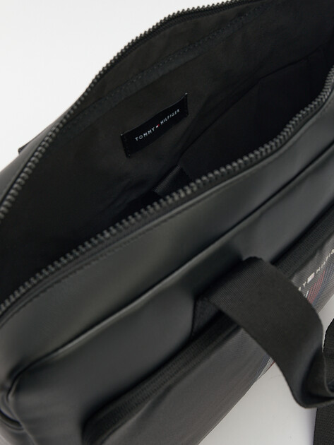 Мужская сумка для ноутбука TOMMY HILFIGER TH FOUNDATION COMPUTER BAG, Артикул AM0AM12465, черный | 4357126. Ракурс 5 Мужская сумка для ноутбука TOMMY HILFIGER TH FOUNDATION COMPUTER BAG, Артикул AM0AM12465, черный | 4357126. Ракурс 5
