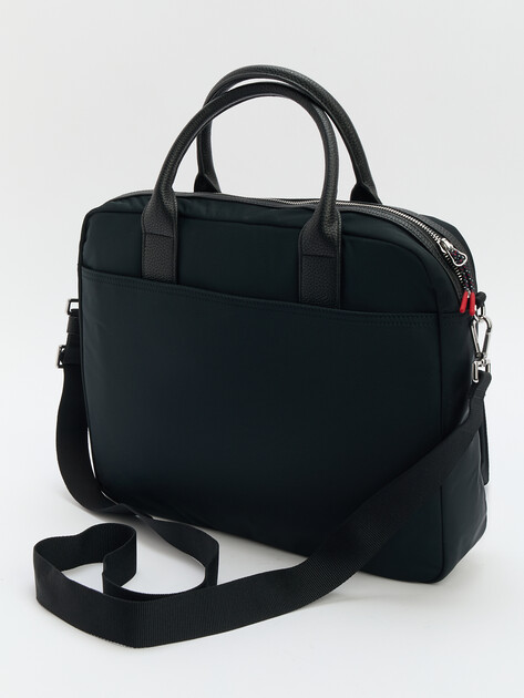 Мужская сумка для ноутбука TOMMY HILFIGER TH FUNC NYLON COMPUTER BAG, Артикул AM0AM12470, черный | 4357129. Ракурс 4 Мужская сумка для ноутбука TOMMY HILFIGER TH FUNC NYLON COMPUTER BAG, Артикул AM0AM12470, черный | 4357129. Ракурс 4