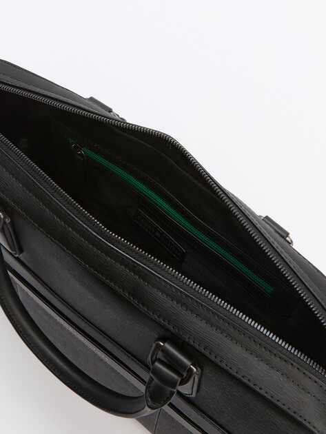 Мужская сумка для ноутбука TOMMY HILFIGER TH BUSINESS TEXTURED LEATHER LAPTOP BAG, Артикул AM0AM12489, черный | 4357140. Ракурс 5 Мужская сумка для ноутбука TOMMY HILFIGER TH BUSINESS TEXTURED LEATHER LAPTOP BAG, Артикул AM0AM12489, черный | 4357140. Ракурс 5