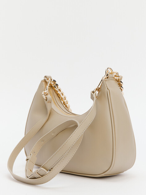 Женская сумка  TOMMY HILFIGER TH REFINED CHAIN CROSSOVER, Артикул AW0AW16438, бежевый | 4357336. Ракурс 4