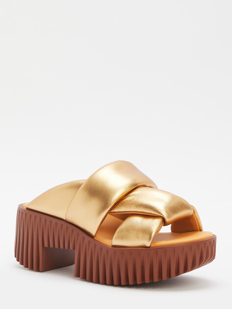 Сабо 4CCCCEES Plia Semo, Артикул Plia Semo, золотой | 4359328. Ракурс 3