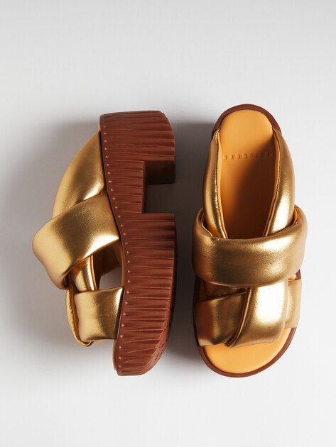Сабо 4CCCCEES Plia Semo, Артикул Plia Semo, золотой | 4359328. Ракурс 6