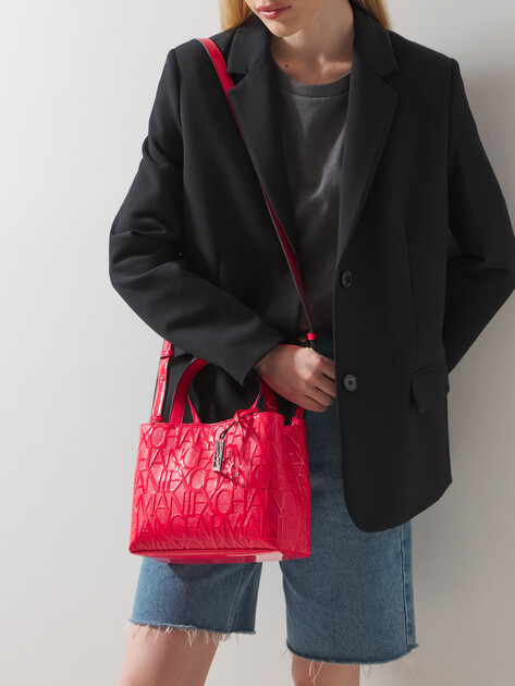 Женская сумка ARMANI EXCHANGE LIZ, Артикул 942647, рубиновый | 4361240. Ракурс 2 Женская сумка ARMANI EXCHANGE LIZ, Артикул 942647, рубиновый | 4361240. Ракурс 2