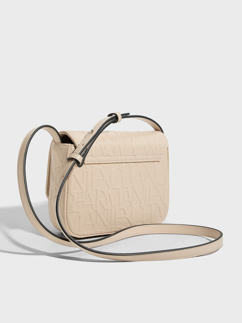 Женская сумка через плечо кросс-боди ARMANI EXCHANGE LIZ, Артикул 942648, серо-бежевый | 4361291. Ракурс 3