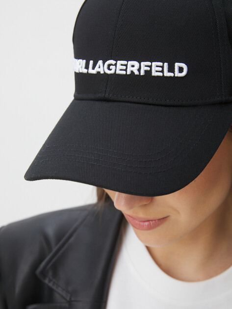 Женская бейсболка KARL LAGERFELD k/essential cap, Артикул A1W33071, черный | 4361342. Ракурс 3 Женская бейсболка KARL LAGERFELD k/essential cap, Артикул A1W33071, черный | 4361342. Ракурс 3