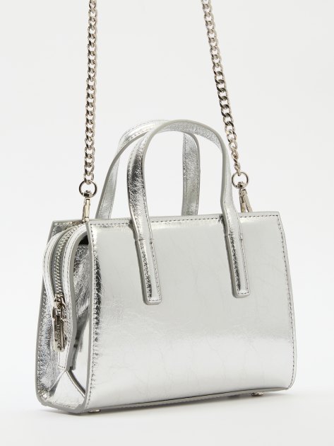 Женская сумка  TENDANCE, Артикул MRH23-064, серебряный | 4361346. Ракурс 3