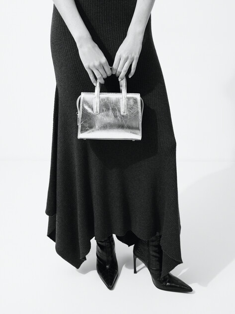 Женская сумка  TENDANCE, Артикул MRH23-064, серебряный | 4361346. Ракурс 7