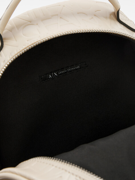 Женский рюкзак ARMANI EXCHANGE LIZ, Артикул 942805, серо-бежевый | 4361543. Ракурс 5