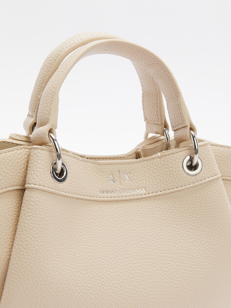 Женский тоут ARMANI EXCHANGE WAVE, Артикул 942927, светло-бежевый | 4361623. Ракурс 3
