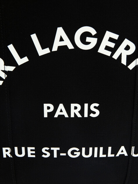 Женский тоут KARL LAGERFELD k/rsg square large tote, Артикул A1W50009, черный | 4361876. Ракурс 3