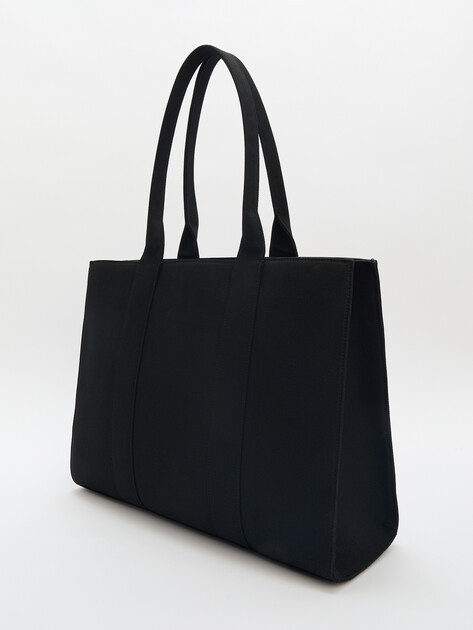 Женский тоут KARL LAGERFELD k/rsg square large tote, Артикул A1W50009, черный | 4361876. Ракурс 4