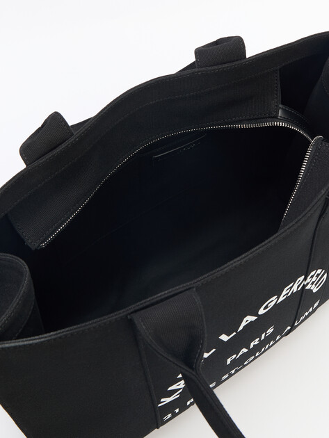 Женский тоут KARL LAGERFELD k/rsg square large tote, Артикул A1W50009, черный | 4361876. Ракурс 5