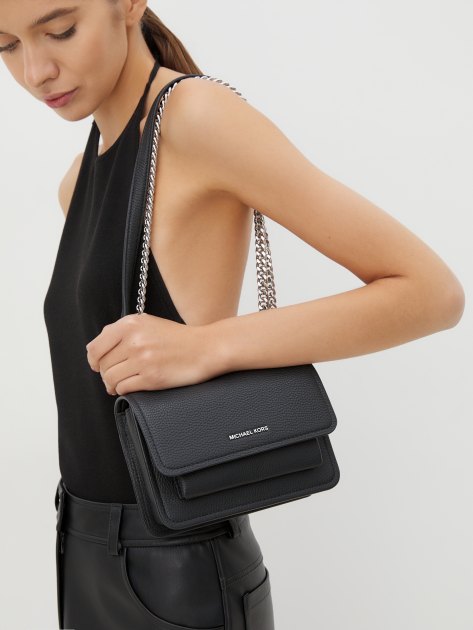 Женская сумка через плечо кросс-боди MICHAEL KORS, Артикул 32T4SC7C1T(K), черный | 4363290. Ракурс 2