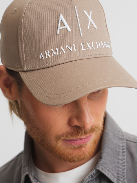 Мужская бейсболка ARMANI EXCHANGE, Артикул 954039, пыльно-бежевый | 4363729. Ракурс 3 Мужская бейсболка ARMANI EXCHANGE, Артикул 954039, пыльно-бежевый | 4363729. Ракурс 3