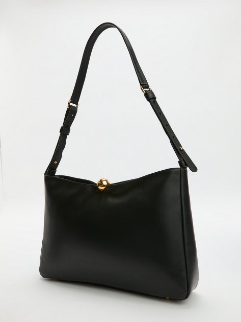 Женская сумка  FURLA, Артикул FURLA SFERA SOFT L SHOULDER BAG, черный | 4363845. Ракурс 5