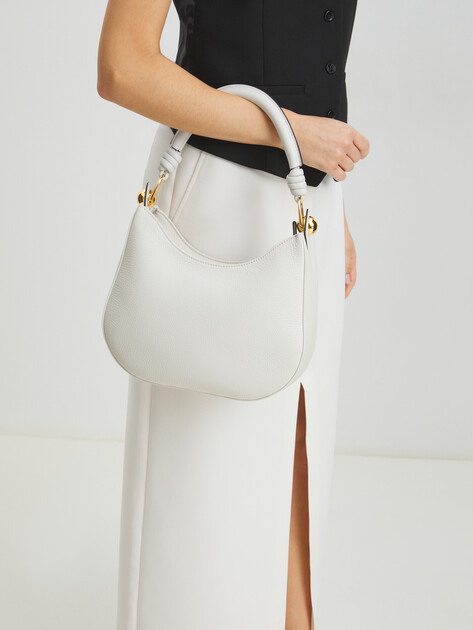 Женская сумка  FURLA, Артикул FURLA SFERA S HOBO, бледно-серый | 4363922. Ракурс 2