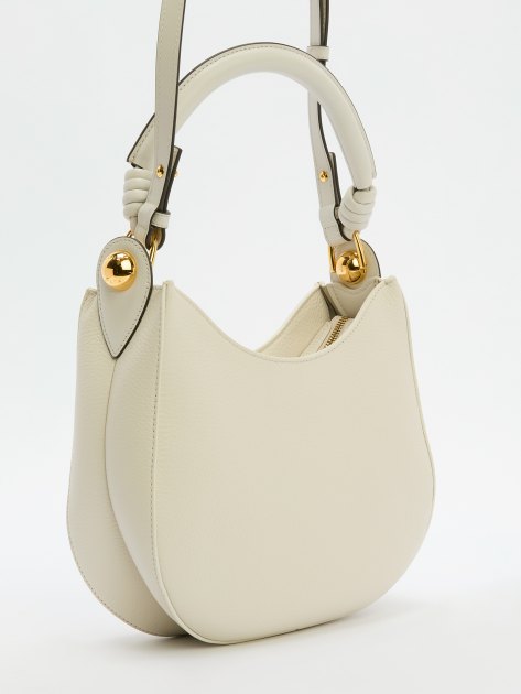 Женская сумка  FURLA, Артикул FURLA SFERA S HOBO, бледно-серый | 4363922. Ракурс 3