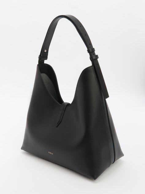 Женская сумка FURLA, Артикул FURLA GOCCIA M HOBO, черный | 4363986. Ракурс 4 Женская сумка FURLA, Артикул FURLA GOCCIA M HOBO, черный | 4363986. Ракурс 4