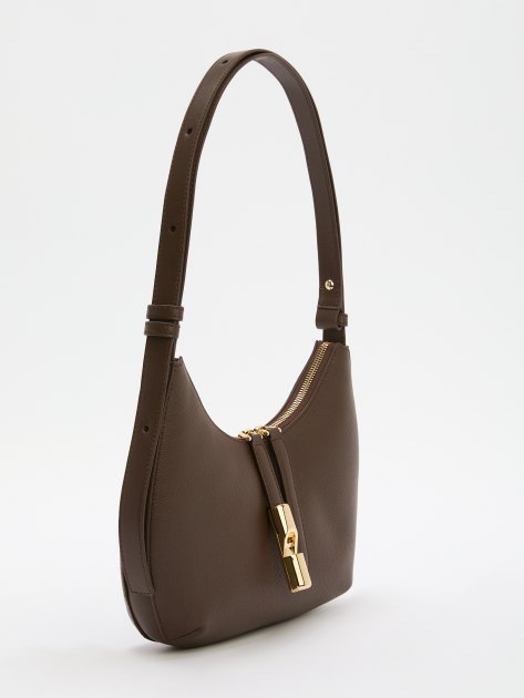 Женская сумка  FURLA, Артикул FURLA GOCCIA S SHOULDER BAG, шоколадный | 4364028. Ракурс 3