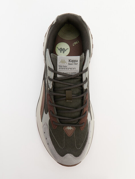 Мужские кроссовки KAPPA GIUSTO M, Артикул 126755, зелено-серый | 4367706. Ракурс 5