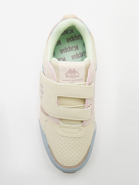 Детские кроссовки KAPPA AUTHENTIC JR V G, Артикул 127971, молочно-бежевый | 4368066. Ракурс 4