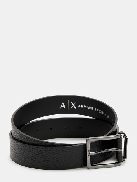 Мужской ремень ARMANI EXCHANGE, Артикул XM001099, черный | 4368193. Ракурс 2 Мужской ремень ARMANI EXCHANGE, Артикул XM001099, черный | 4368193. Ракурс 2
