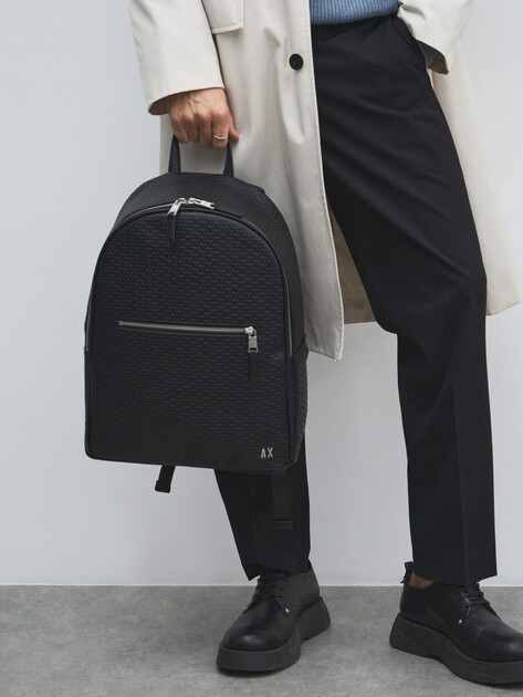 Мужской рюкзак ARMANI EXCHANGE ELBA, Артикул XM000156, черный | 4368198. Ракурс 5 Мужской рюкзак ARMANI EXCHANGE ELBA, Артикул XM000156, черный | 4368198. Ракурс 5