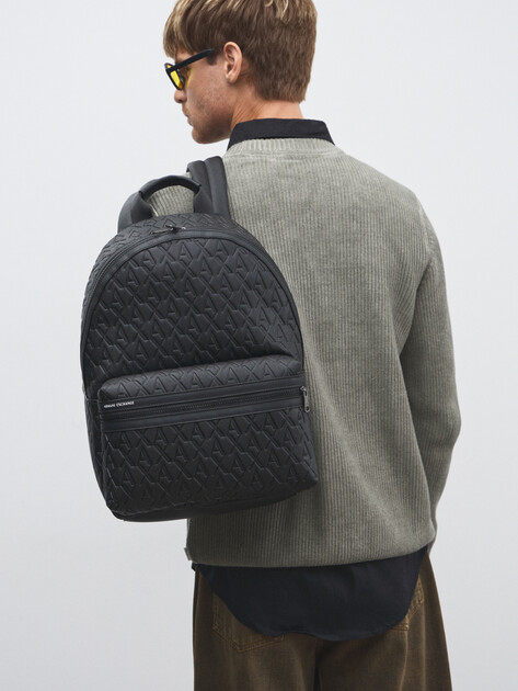 Мужской рюкзак ARMANI EXCHANGE LIAM BACKPACK, Артикул XM000237, черный | 4368208. Ракурс 5 Мужской рюкзак ARMANI EXCHANGE LIAM BACKPACK, Артикул XM000237, черный | 4368208. Ракурс 5
