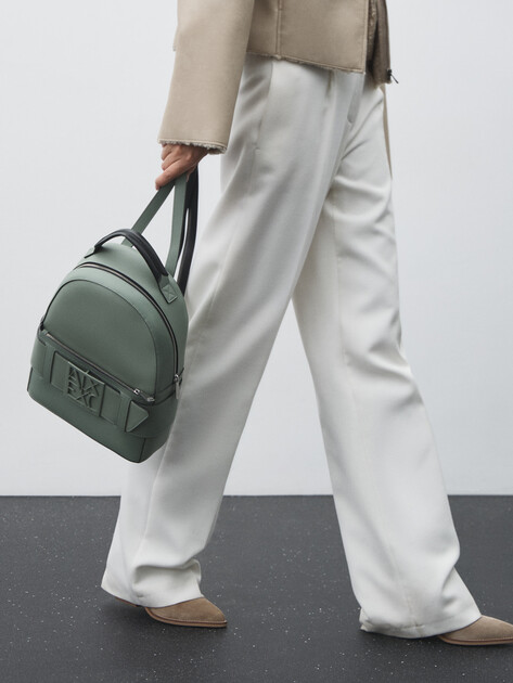 Женский рюкзак ARMANI EXCHANGE SUSIE, Артикул XW001204, фисташковый | 4368433. Ракурс 5