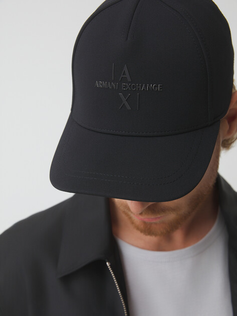 Мужская бейсболка ARMANI EXCHANGE, Артикул XM000821, черный | 4368507. Ракурс 2 Мужская бейсболка ARMANI EXCHANGE, Артикул XM000821, черный | 4368507. Ракурс 2