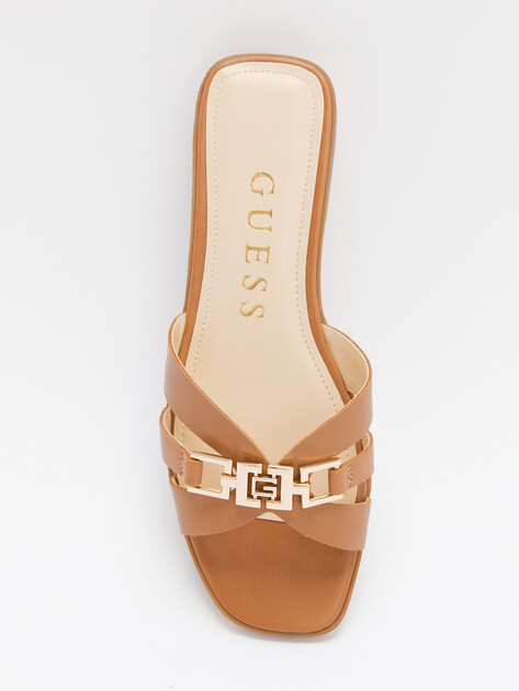 Женские шлепанцы GUESS REALLA, Артикул FLJRLLLEA19, светло-коричневый | 4370002. Ракурс 5 Женские шлепанцы GUESS REALLA, Артикул FLJRLLLEA19, светло-коричневый | 4370002. Ракурс 5