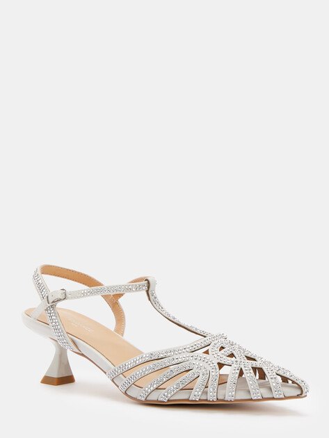 Женские туфли с открытой пяткой (слинг-бэк) TENDANCE, Артикул MN2800-11, светло-серый | 4370276. Ракурс 3 Женские туфли с открытой пяткой (слинг-бэк) TENDANCE, Артикул MN2800-11, светло-серый | 4370276. Ракурс 3