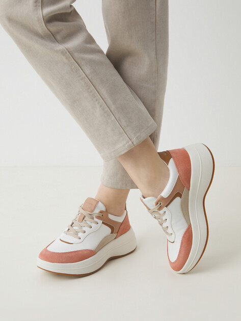 Женские кроссовки GEOX D SPHERICA ECUB-3, Артикул D46WTB, белый | 4371998. Ракурс 2