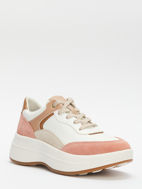 Женские кроссовки GEOX D SPHERICA ECUB-3, Артикул D46WTB, белый | 4371998. Ракурс 3