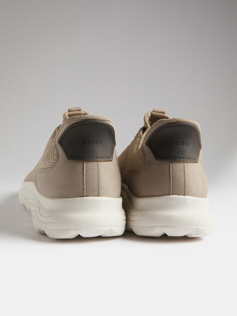 Мужские кроссовки GEOX D SPHERICA PLUS, Артикул U55MPA, серо-бежевый | 4372401. Ракурс 6