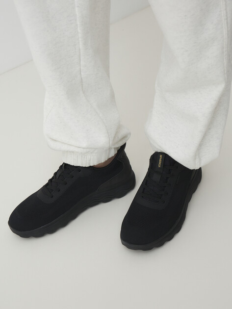 Мужские кроссовки GEOX D SPHERICA PLUS, Артикул U55MPA, черный | 4372419. Ракурс 2