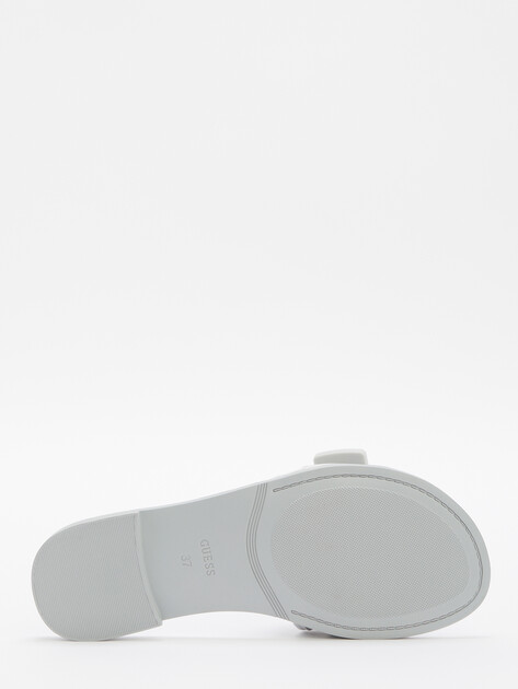 Женские шлепанцы GUESS ELYZE4, Артикул FLJELYLEL19, серебряный | 4372435. Ракурс 4