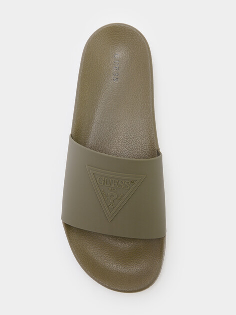 Мужские сланцы GUESS TOKYOT, Артикул FMJTOTELE19, темно-зеленый | 4374332. Ракурс 5